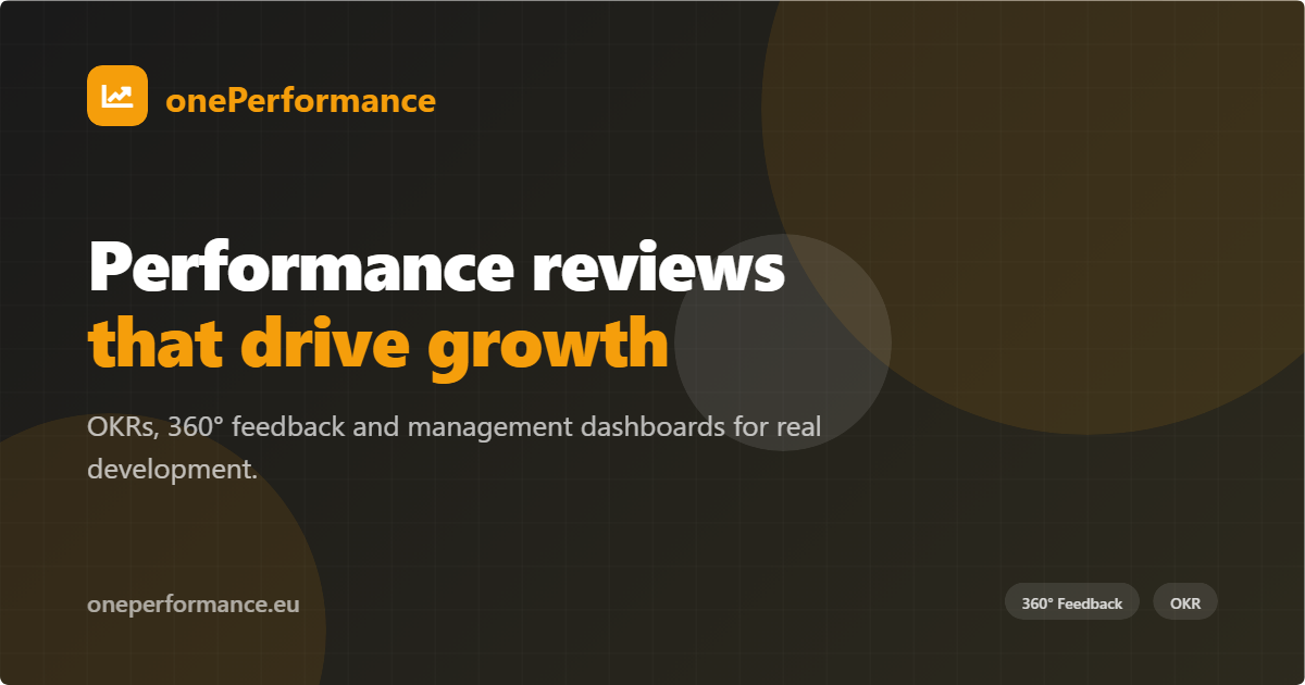 Un Performance Or Performance review software for managers | onePerformance